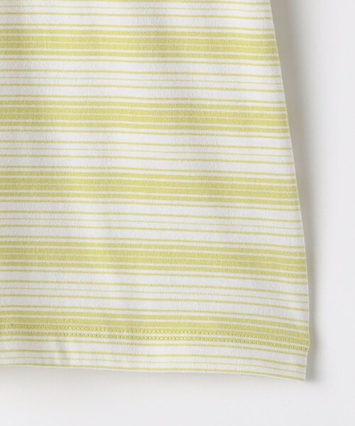 SHIPS(シップス)の「【SHIPS KIDS別注】RUSSELL ATHLETIC:140~160cm /ボーダーTEE(Tシャツ/カットソー・キッズ・グリーン/イエロー・140/150/160)」の6枚目の写真