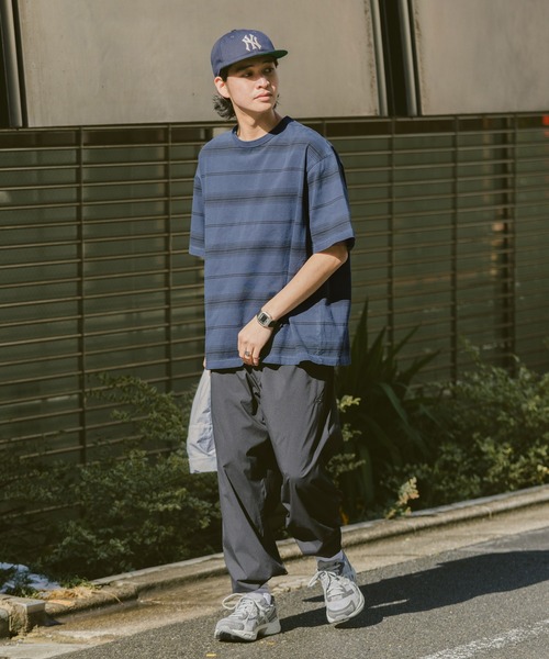 RAGEBLUE(レイジブルー)の「ピグメント/ボーダー柄オーバーサイズTシャツ(Tシャツ/カットソー・メンズ・ブルー系その他/グレー系その他・MEDIUM/LARGE)」の18枚目の写真