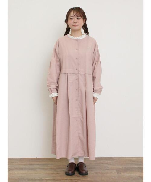 セール】【ゆべしコラボ】無地＆ドット柄アソート切替2WAYワンピース 