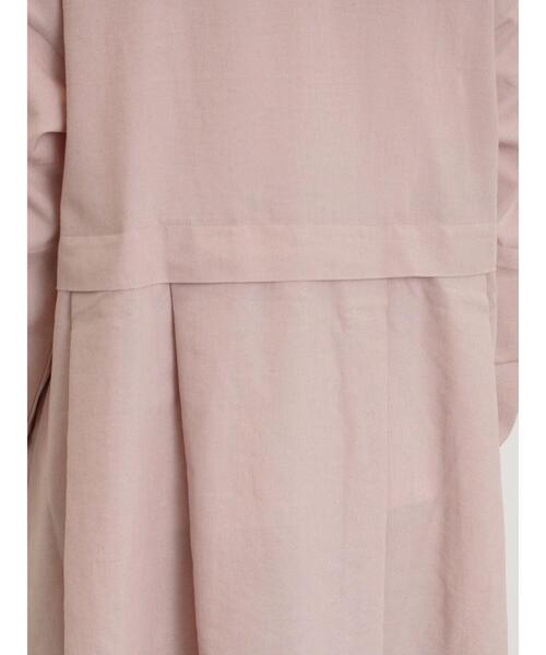 Samansa Mos2（サマンサ モスモス）の「【ゆべし×Samansa Mos2】切替2WAYワンピース（ワンピース・レディース・キナリ/ベージュ/ピンク/ブラウン・F）」の10枚目の写真
