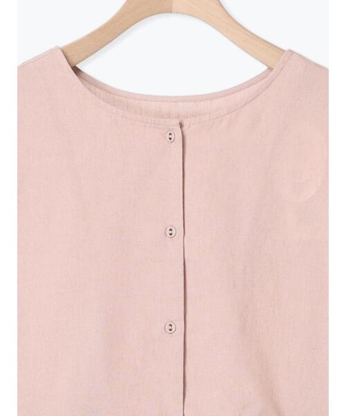 Samansa Mos2（サマンサ モスモス）の「【ゆべし×Samansa Mos2】切替2WAYワンピース（ワンピース・レディース・キナリ/ベージュ/ピンク/ブラウン・F）」の17枚目の写真