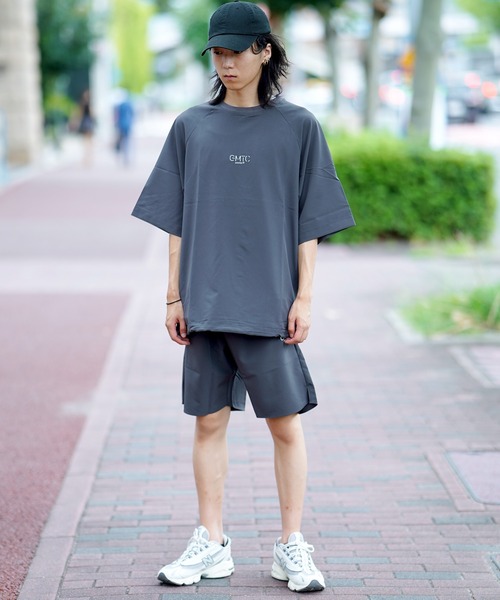 THE MILES(ザ マイルズ)の「GYMTEC 4WAYストレッチワークアウト メッシュ切替ハーフパンツ(その他パンツ・メンズ・ネイビー/ライトグレー/ブラック/ダークグレー・MEDIUM/LARGE/X-LARGE)」の21枚目の写真