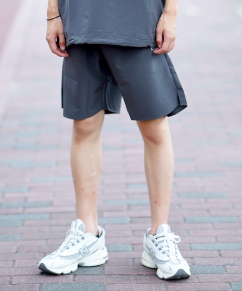 THE MILES(ザ マイルズ)の「GYMTEC 4WAYストレッチワークアウト メッシュ切替ハーフパンツ(その他パンツ・メンズ・ネイビー/ライトグレー/ブラック/ダークグレー・MEDIUM/LARGE/X-LARGE)」の22枚目の写真