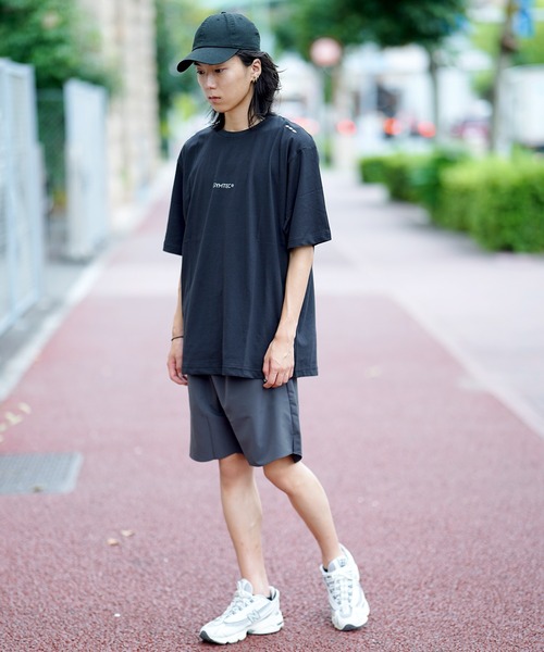 THE MILES(ザ マイルズ)の「GYMTEC 4WAYストレッチワークアウト メッシュ切替ハーフパンツ(その他パンツ・メンズ・ネイビー/ライトグレー/ブラック/ダークグレー・MEDIUM/LARGE/X-LARGE)」の15枚目の写真