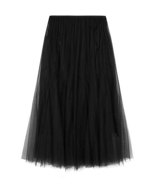 Lig. tulle skirt black チュールスカート 黒