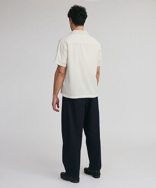 Saturdays NYC（サタデーズ ニューヨークシティ ）の「Gibson Pigment Dyed SS Shirt（シャツ/ブラウス・メンズ・ブラック/グリーン/オフホワイト・XL/M/L/S）」の16枚目の写真