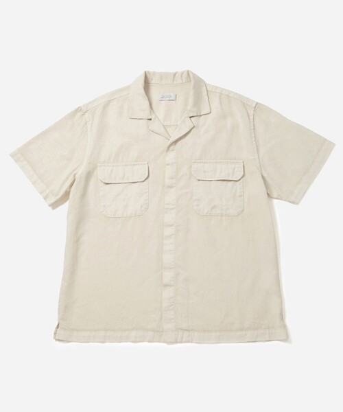 Saturdays NYC（サタデーズ ニューヨークシティ ）の「Gibson Pigment Dyed SS Shirt（シャツ/ブラウス・メンズ・ブラック/グリーン/オフホワイト・XL/M/L/S）」の18枚目の写真