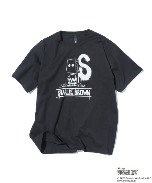 PEANUTS(ピーナッツ)の「SILAS×PEANUTS MR SACK S/S TEE(Tシャツ/カットソー・メンズ・ホワイト/ブラック/オフホワイト・XL/L/M)」の1枚目の写真
