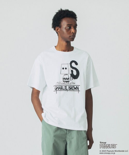 PEANUTS(ピーナッツ)の「SILAS×PEANUTS MR SACK S/S TEE(Tシャツ/カットソー・メンズ・ホワイト/ブラック/オフホワイト・XL/L/M)」の14枚目の写真