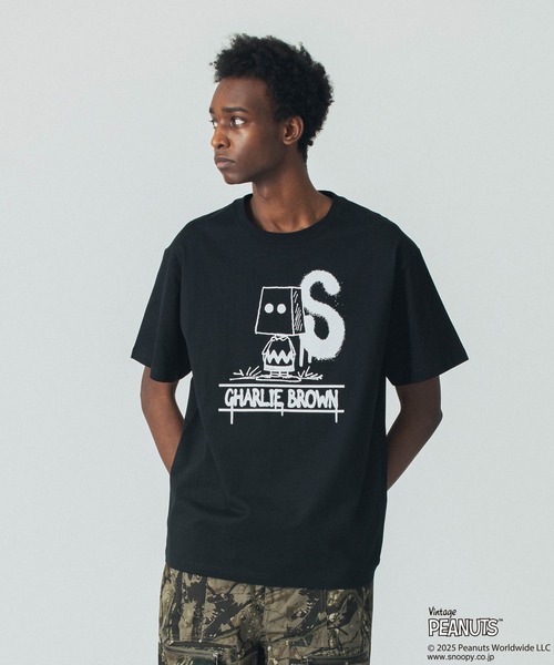 PEANUTS(ピーナッツ)の「SILAS×PEANUTS MR SACK S/S TEE(Tシャツ/カットソー・メンズ・ホワイト/ブラック/オフホワイト・XL/L/M)」の15枚目の写真