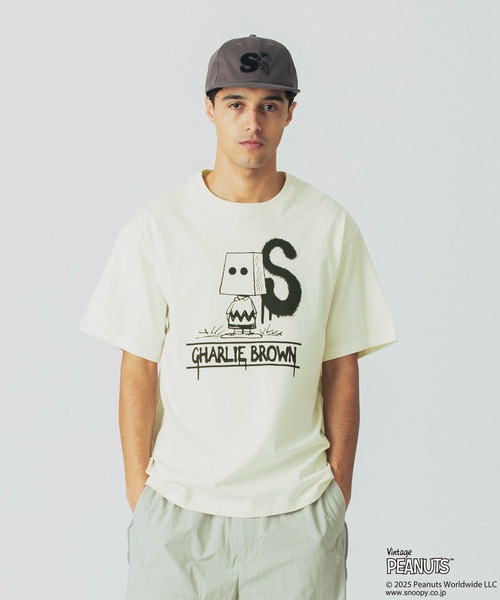 PEANUTS(ピーナッツ)の「SILAS×PEANUTS MR SACK S/S TEE(Tシャツ/カットソー・メンズ・ホワイト/ブラック/オフホワイト・XL/L/M)」の7枚目の写真