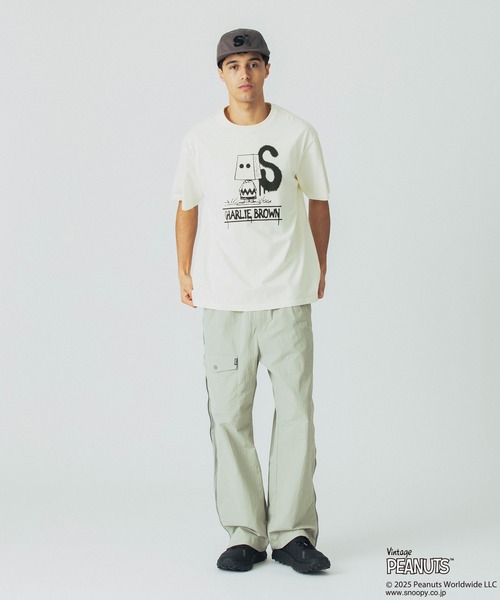 PEANUTS(ピーナッツ)の「SILAS×PEANUTS MR SACK S/S TEE(Tシャツ/カットソー・メンズ・ホワイト/ブラック/オフホワイト・XL/L/M)」の9枚目の写真