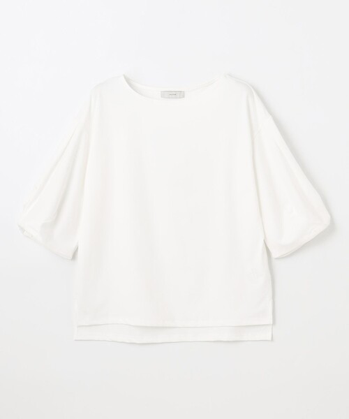 ANY(エニィ)の「タックスリーブカットソー(Tシャツ/カットソー・レディース・ブラック系/ピンク系/ライトグレー系/ホワイト系/ターコイズブルー系・4)」の16枚目の写真