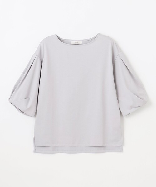 ANY(エニィ)の「タックスリーブカットソー(Tシャツ/カットソー・レディース・ブラック系/ピンク系/ライトグレー系/ホワイト系/ターコイズブルー系・4)」の17枚目の写真