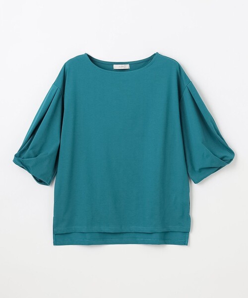 ANY(エニィ)の「タックスリーブカットソー(Tシャツ/カットソー・レディース・ブラック系/ピンク系/ライトグレー系/ホワイト系/ターコイズブルー系・4)」の19枚目の写真
