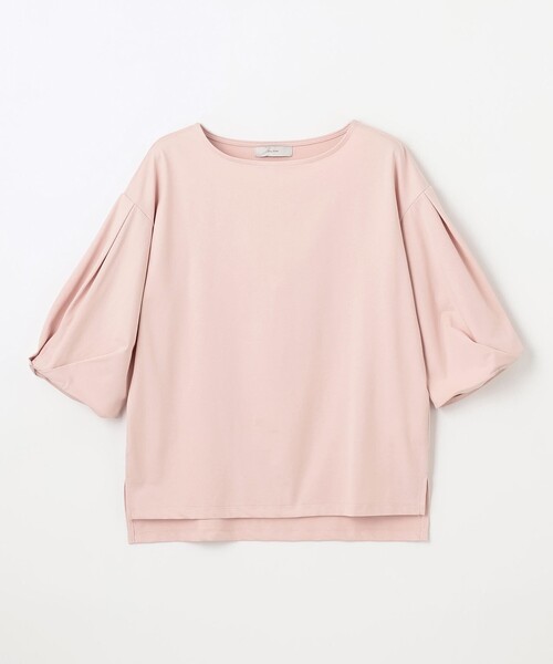 ANY(エニィ)の「タックスリーブカットソー(Tシャツ/カットソー・レディース・ブラック系/ピンク系/ライトグレー系/ホワイト系/ターコイズブルー系・4)」の20枚目の写真