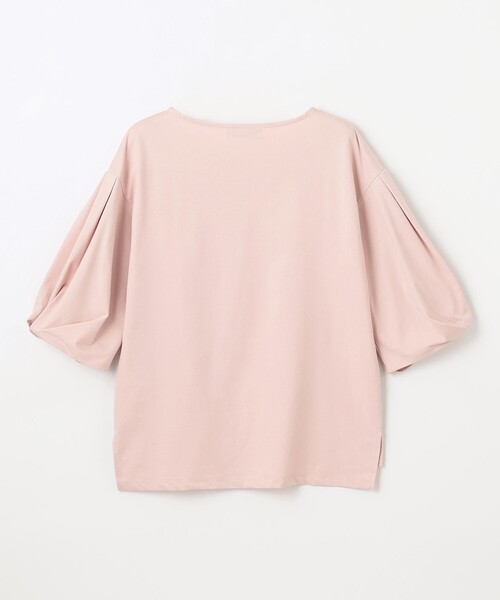 ANY(エニィ)の「タックスリーブカットソー(Tシャツ/カットソー・レディース・ブラック系/ピンク系/ライトグレー系/ホワイト系/ターコイズブルー系・4)」の21枚目の写真