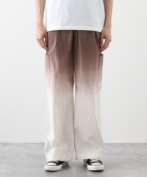 CALMER（カルメール）の「CALMER (カルメール) 別注 GRADATION パンツ（スラックス・メンズ・ベージュ・LARGE/MEDIUM）」の5枚目の写真