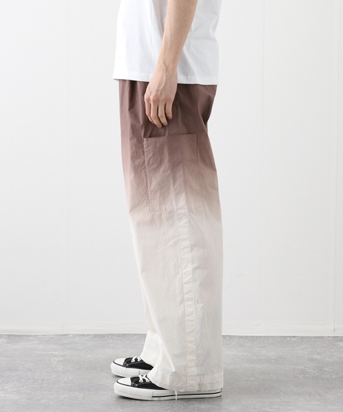 CALMER（カルメール）の「CALMER (カルメール) 別注 GRADATION パンツ（スラックス・メンズ・ベージュ・LARGE/MEDIUM）」の6枚目の写真