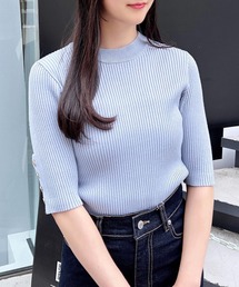 美品FREEDノーソイングトップス ネイビー INGNI｜イングのトップス（ブルー・ネイビー/青色系）通販 - ZOZOTOWN