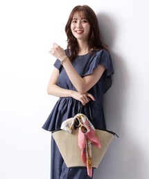 JUSGLITTY（ジャスグリッティー）の「ピンタックチュニックブラウス