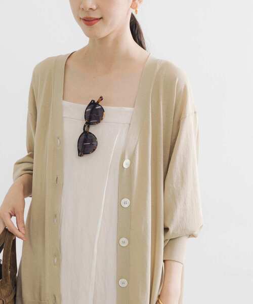 URBAN RESEARCH(アーバンリサーチ)の「UVカット加工カーディガン(カーディガン/ボレロ・レディース・ベージュ/グレー/ブラック・FREE)」の4枚目の写真