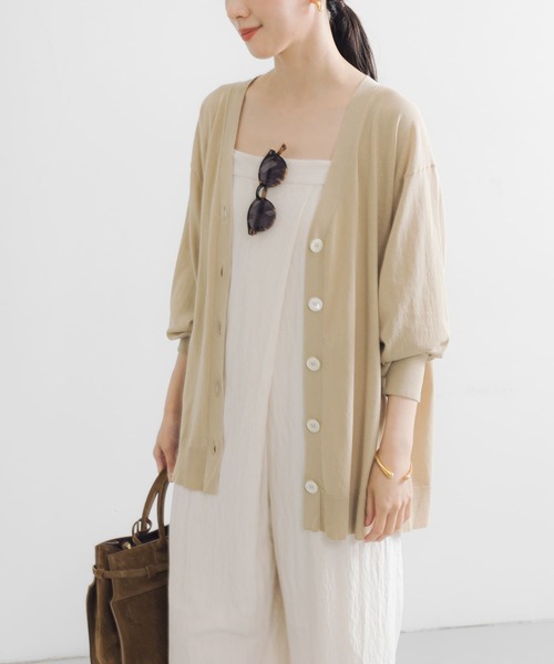 URBAN RESEARCH(アーバンリサーチ)の「UVカット加工カーディガン(カーディガン/ボレロ・レディース・ベージュ/グレー/ブラック・FREE)」の5枚目の写真