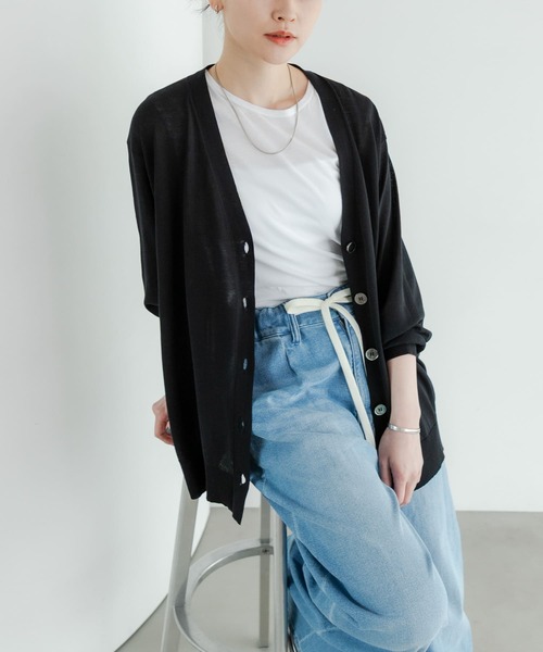 URBAN RESEARCH(アーバンリサーチ)の「UVカット加工カーディガン(カーディガン/ボレロ・レディース・ベージュ/グレー/ブラック・FREE)」の20枚目の写真