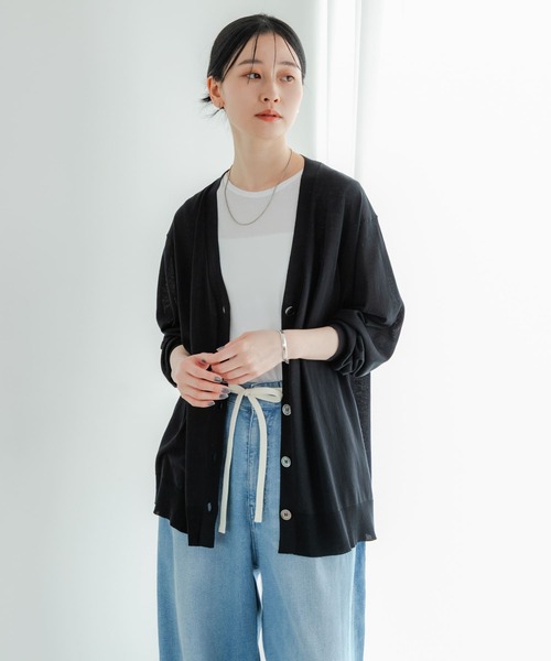 URBAN RESEARCH(アーバンリサーチ)の「UVカット加工カーディガン(カーディガン/ボレロ・レディース・ベージュ/グレー/ブラック・FREE)」の22枚目の写真