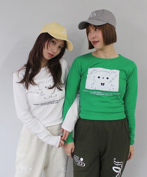 SANSeLF（サンセルフ）の「【SANSeLF】Se オリジナルロゴキャップ sana25s008（キャップ・レディース・グレー/ライトイエロー・FREE）」の3枚目の写真