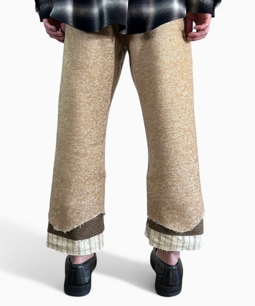 masterkey(マスターキー)の「mp13639-UNION-PT ウールテーパードパンツ(その他パンツ・メンズ・ベージュ/ブラック・1/2)」の12枚目の写真