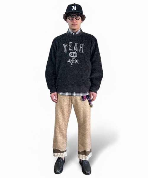 masterkey(マスターキー)の「mp13639-UNION-PT ウールテーパードパンツ(その他パンツ・メンズ・ベージュ/ブラック・1/2)」の15枚目の写真