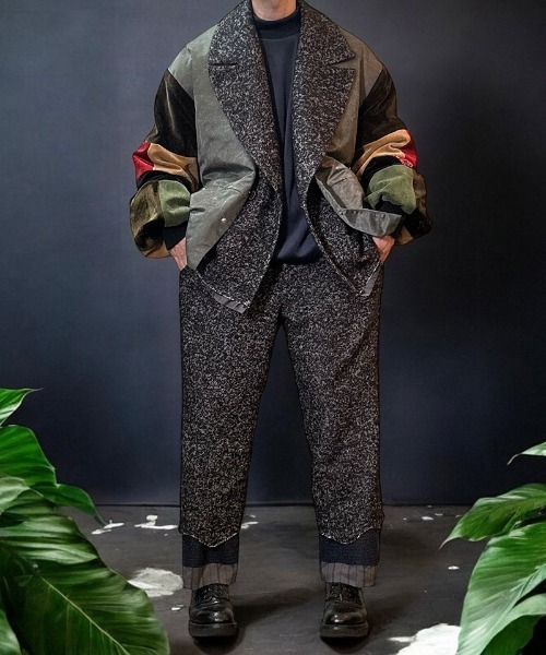 masterkey(マスターキー)の「mp13639-UNION-PT ウールテーパードパンツ(その他パンツ・メンズ・ベージュ/ブラック・1/2)」の20枚目の写真