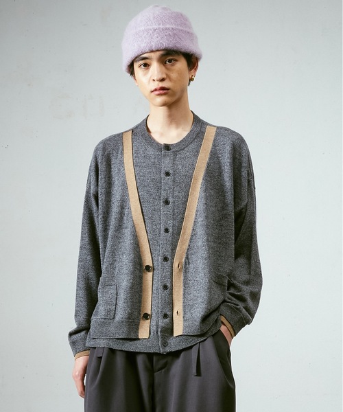 フェイクレイヤードニットCD