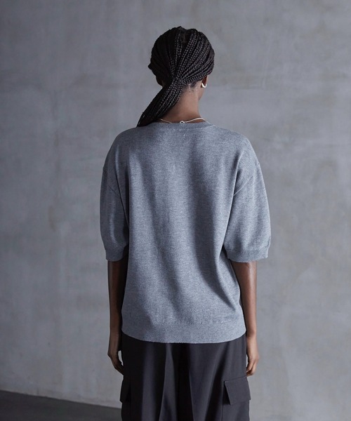 CALLNE（カルネ）の「【CALLNE】Vneck Summer Knit Shirt / V