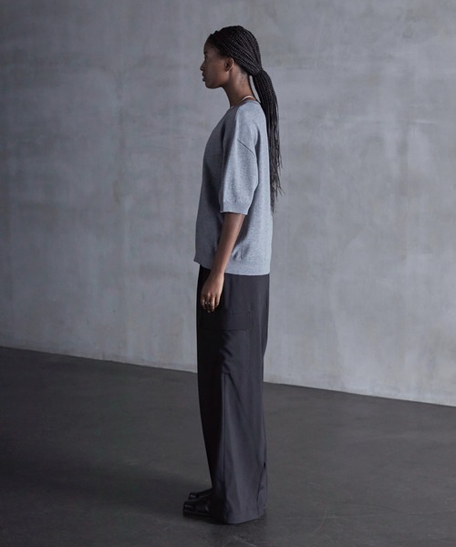CALLNE（カルネ）の「【CALLNE】Vneck Summer Knit Shirt / V