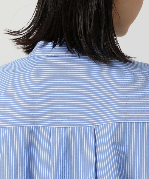 LAKOLE（ラコレ）の「シャツレイヤードセットワンピース / 328976（ワンピース・レディース・ライトベージュ/ダークブルー・FREE）」の18枚目の写真