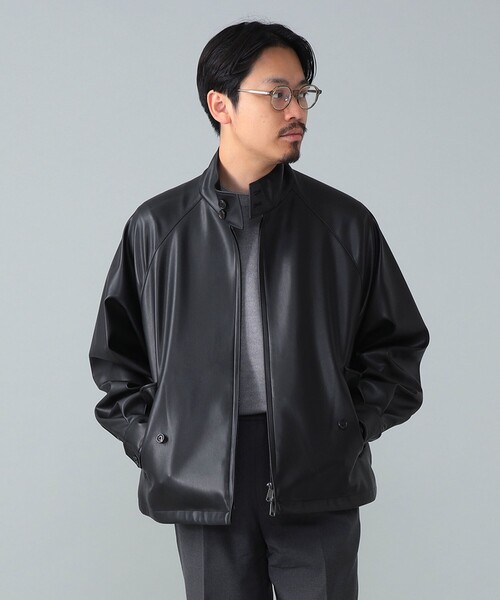 BARACUTA / G4 フェイクレザー ショート ブルゾン（ブルゾン