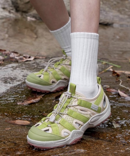 WESTBOY(ウエストボーイ)の「テックサンダル レースアップ ストリートカジュアル ユニセックス MDK25S1SD17【Mule Donkey】(サンダル・メンズ・ブラック/ライトグリーン・44/43/42)」の19枚目の写真