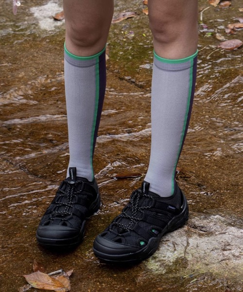 WESTBOY(ウエストボーイ)の「テックサンダル レースアップ ストリートカジュアル ユニセックス MDK25S1SD17【Mule Donkey】(サンダル・メンズ・ブラック/ライトグリーン・44/43/42)」の14枚目の写真