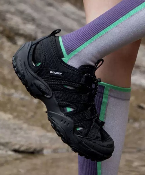 WESTBOY(ウエストボーイ)の「テックサンダル レースアップ ストリートカジュアル ユニセックス MDK25S1SD17【Mule Donkey】(サンダル・メンズ・ブラック/ライトグリーン・44/43/42)」の11枚目の写真