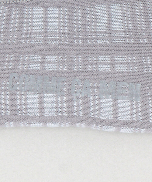 COMME CA MEN(コムサメン)の「イル・プリンチペチェック柄 ソックス(ソックス/靴下・メンズ・ブラック/グレー・27.0cm)」の4枚目の写真