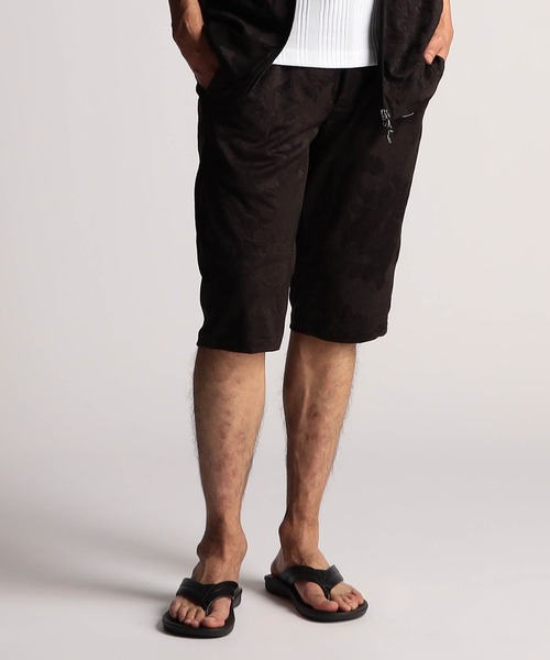 NICOLE CLUB FOR MEN(ニコルクラブフォーメン)の「アラカルトリンクスジャカードハーフパンツ(その他パンツ・メンズ・ブラック系1/ホワイト系1/ホワイト系2/ブラック系2・MEDIUM/LARGE/X-LARGE/SMALL)」の4枚目の写真