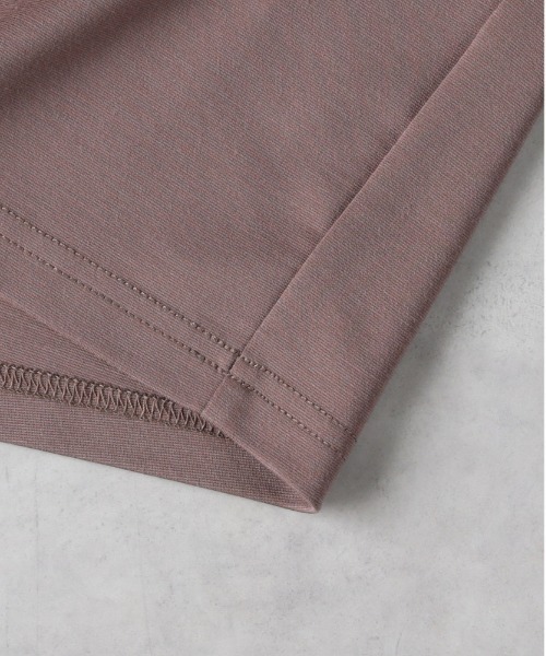 Right-on(ライトオン)の「HONEYSUCKLE ROSE(ハニーサックルローズ)【レディース】「接触冷感」ドルマンスリーブTシャツ/とろみ天竺(Tシャツ/カットソー・レディース・ベージュ/オフホワイト/ダークグレー・M/L)」の6枚目の写真