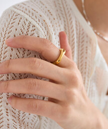 RIVE DROITE | 【R.good(アールドットグッド)】フラットスクエアリング(ネックレス)