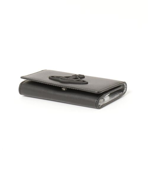 Vivienne Westwood（ヴィヴィアンウエストウッド）の「ALUMINIUM LEATHER-KEY CASE（キーケース/キーアクセサリー・メンズ・ブラック・FREE）」の3枚目の写真