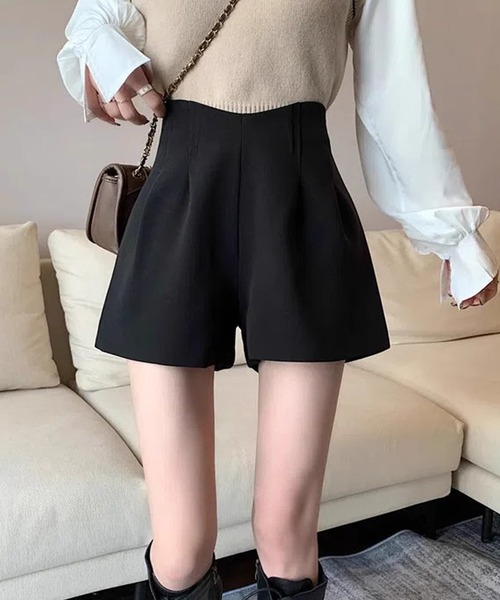 DiamondHearts(ダイヤモンドハーツ)の「Aラインハイウエストショートパンツ(その他パンツ・レディース・ブラック・SMALL/MEDIUM/LARGE)」の10枚目の写真