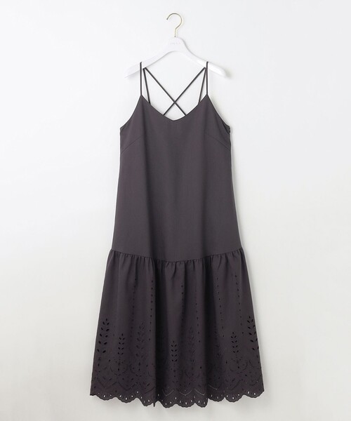 セール】カットワークエンブロイダリー ワンピース（ワンピース