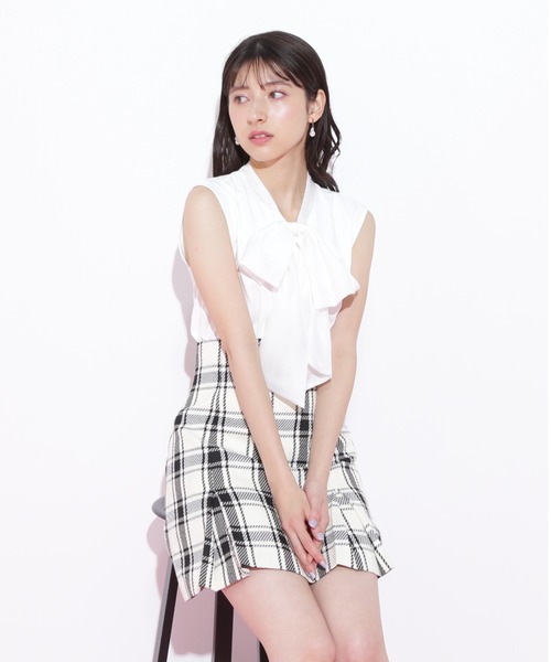 JILL by JILL STUART(ジルバイジルスチュアート)の「◇ビッグボウタイブラウス(シャツ/ブラウス・レディース・ピンク系その他/ブラック系その他/ホワイト・FREE)」の7枚目の写真