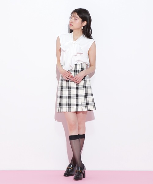 JILL by JILL STUART(ジルバイジルスチュアート)の「◇ビッグボウタイブラウス(シャツ/ブラウス・レディース・ピンク系その他/ブラック系その他/ホワイト・FREE)」の11枚目の写真